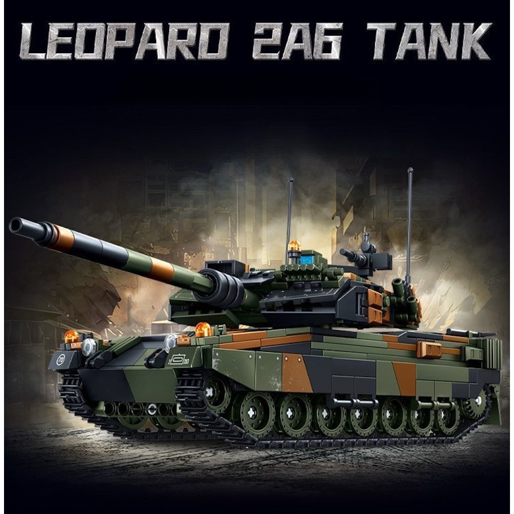 903 Chiếc MOC Leopard 2A6 Main Tank Hình Mô Hình Đồ Chơi Khối Xây Dựng Gạch Quà Tặng Trẻ Em DIY Bộ M