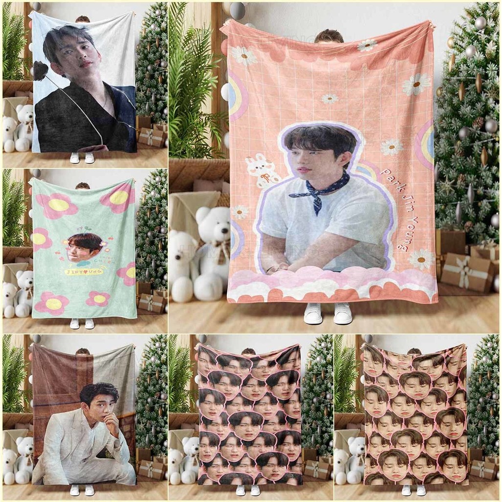 GOT7 JinYoung Chăn Flannel Có K Pop Idol In Mềm Nhẹ Ném Cho Sofa Phòng Ngủ Hoặc Du Lịch Hoàn Hảo Cho