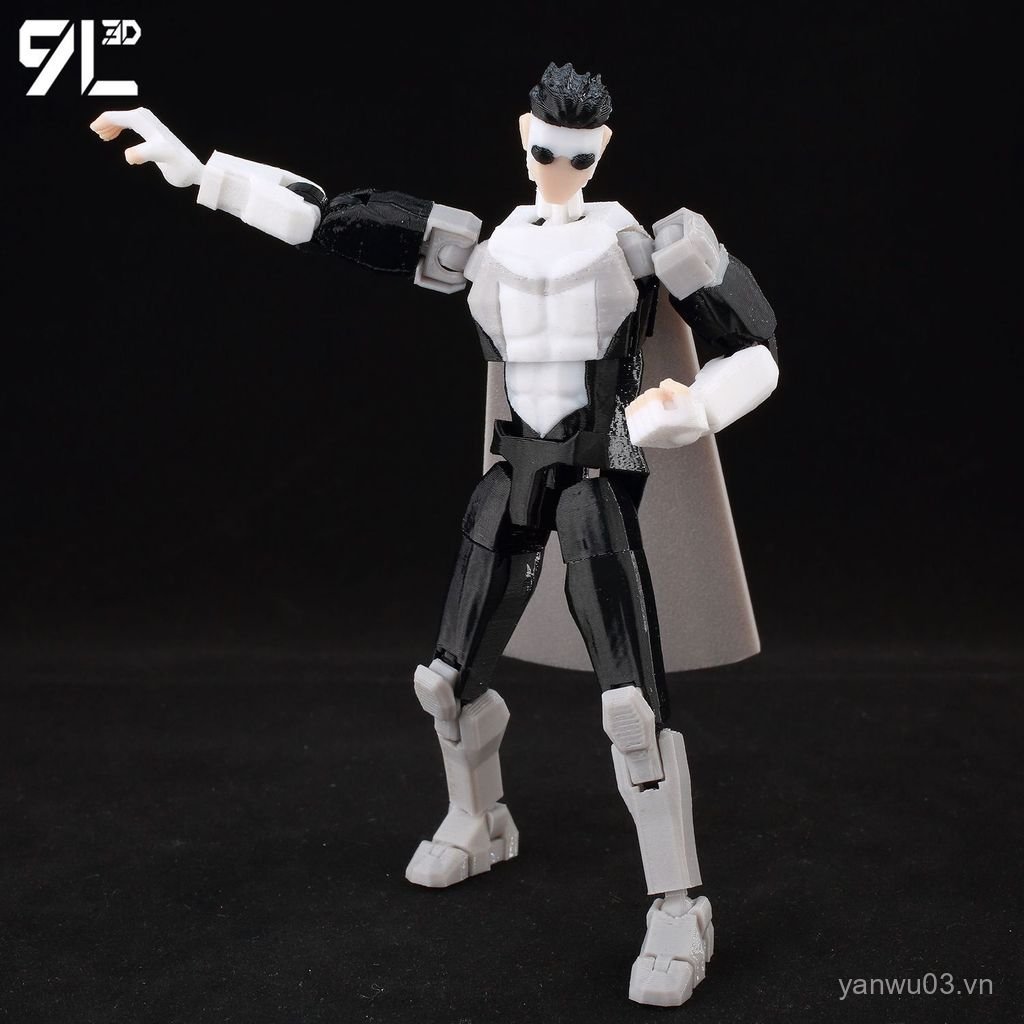 Sản phẩm mới Lucky 13 Nhân vật hành động chung Bất khả chiến bại Kid Invincible Young Man Hình Hai c