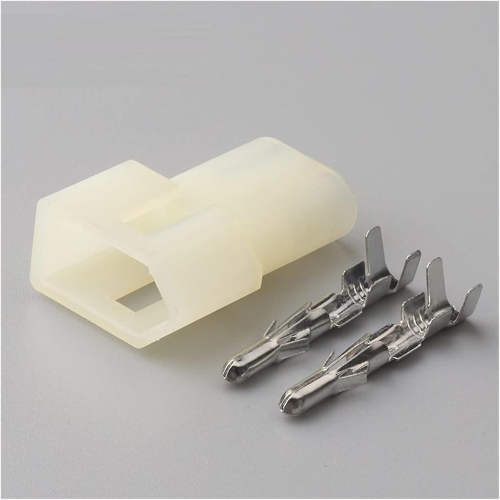 Turmeric Hengliang Store 1 Bộ 2 Pin Tự Động Dây Kết Nối Thích Hợp Cho Mông Ổ Cắm Đinh Tán Đèn Pha Ô 