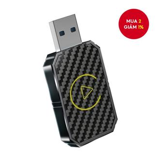  Có dây sang không dây CarPlay Android Auto 2in1 Dongle Bluetooth 5.0 Bộ chuyển đổi WiFi cho ô tô có dây CarPlay 