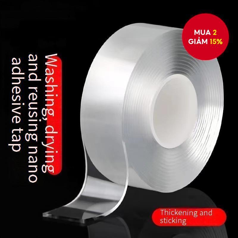 Băng dính hai mặt siêu mạnh – Chống thấm nước, 100x2cm dành cho các dự án cải tiến nhà cửa và DIY