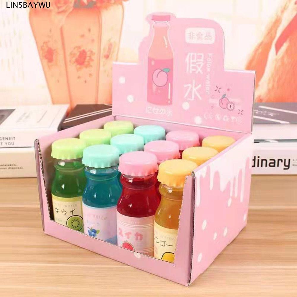 LINSBAYWU Clear Slime Kit, Slime Clear Slime Thơm Slime, Nước Giả Nguyên Chất Không Dính Mềm DIY Đồ 