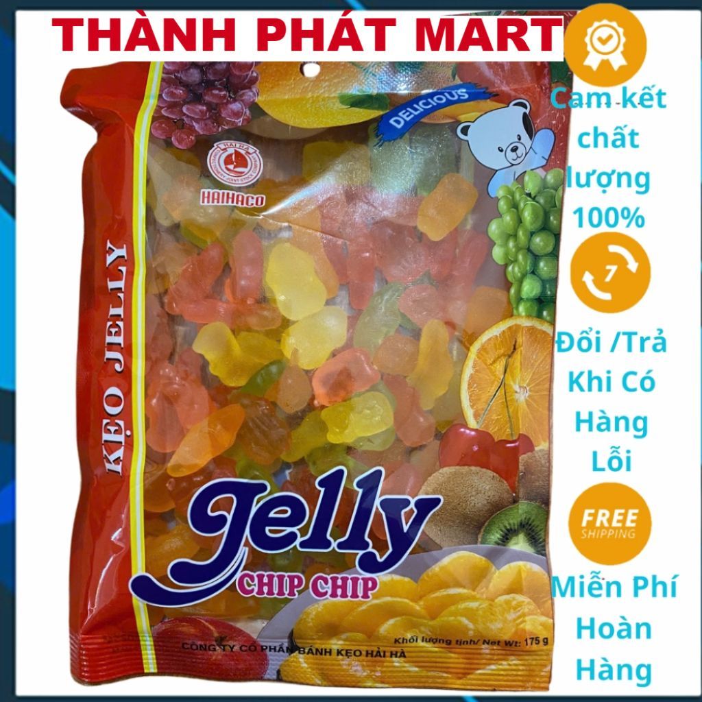 ( SALE 8 GÓI) Kẹo dẻo chíp chíp Hải Hà gói 175g