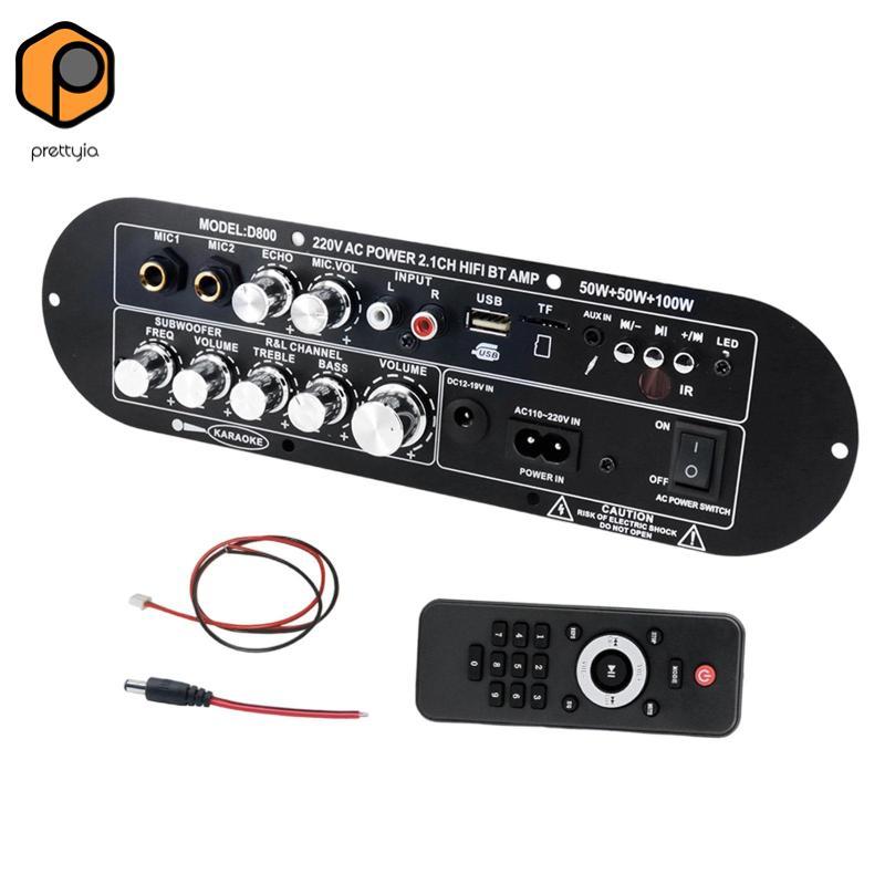 Kênh Bộ Khuếch Đại Công Suất Ban 2.1 Rạp Hát Tại Nhà DIY Loa Hệ Thống Âm Thanh Bluetooth Đa Năng Cho Micro Đài FM Đầu CD