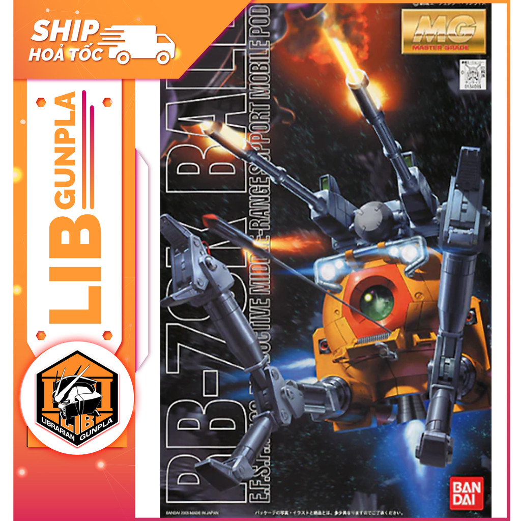 Đồ chơi mô hình lắp ráp Bandai Gundam MG 1/100 BALL - 08th MS TEAM VER