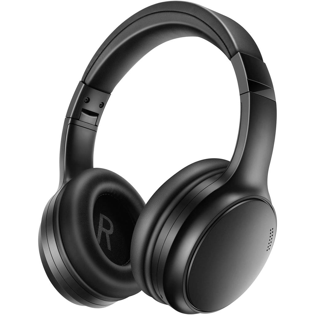 Tai nghe khử tiếng ồn A10 Không dây, Tai nghe Bluetooth màu đen có Mic, Bluetooth 5.3, Âm thanh nổi 