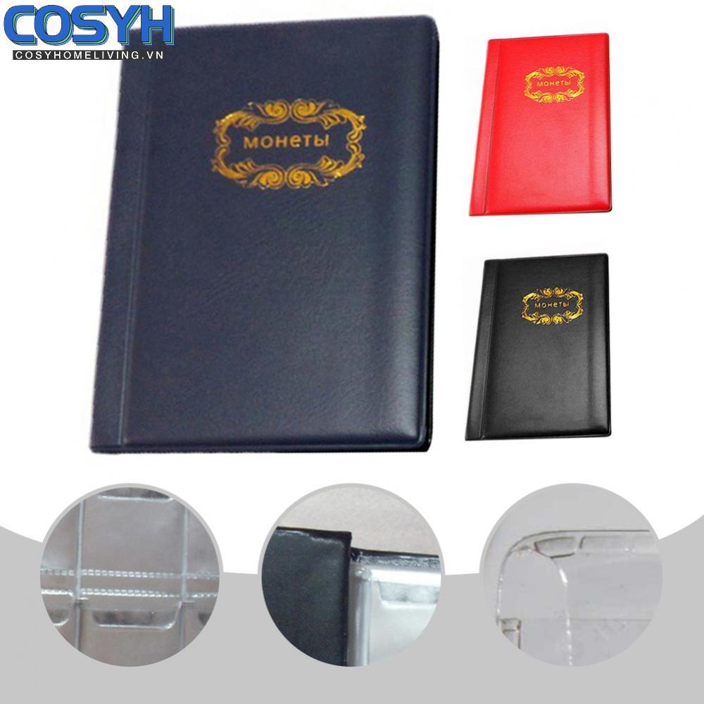 <cosyh>Deluxe Coin Scrapbook with Ample Storage Space Perfect for Coin Enthusiasts