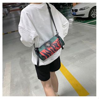 Túi Mới Nữ Thời Trang Canvas Túi Đeo Ngực Túi Thường Ngày Dung Tích Lớn Nylon Túi Xi Lanh