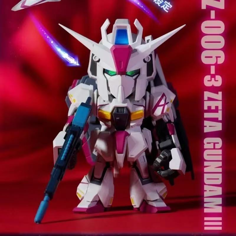 Chính hãng Gundam QAMSVminilZ Gundam & Gundam Mk - Shull Series Gundam Blind Box Hợp thời trang Play