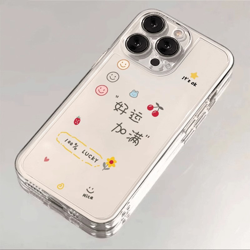 Thích hợp cho oppofindx7 Vỏ điện thoại reno11 / 10 / 8 / 7 / 6 / 5 Trong suốt gt Good Luck Plus a97 