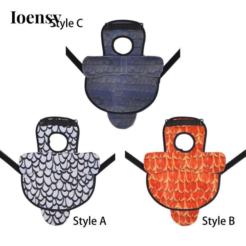 Tạp dề gà yên ngựa Ioensy cho gà mái Phụ kiện nhẹ Bảo vệ lông vũ Quà tặng thoải mái Gà mái Thảm yên 