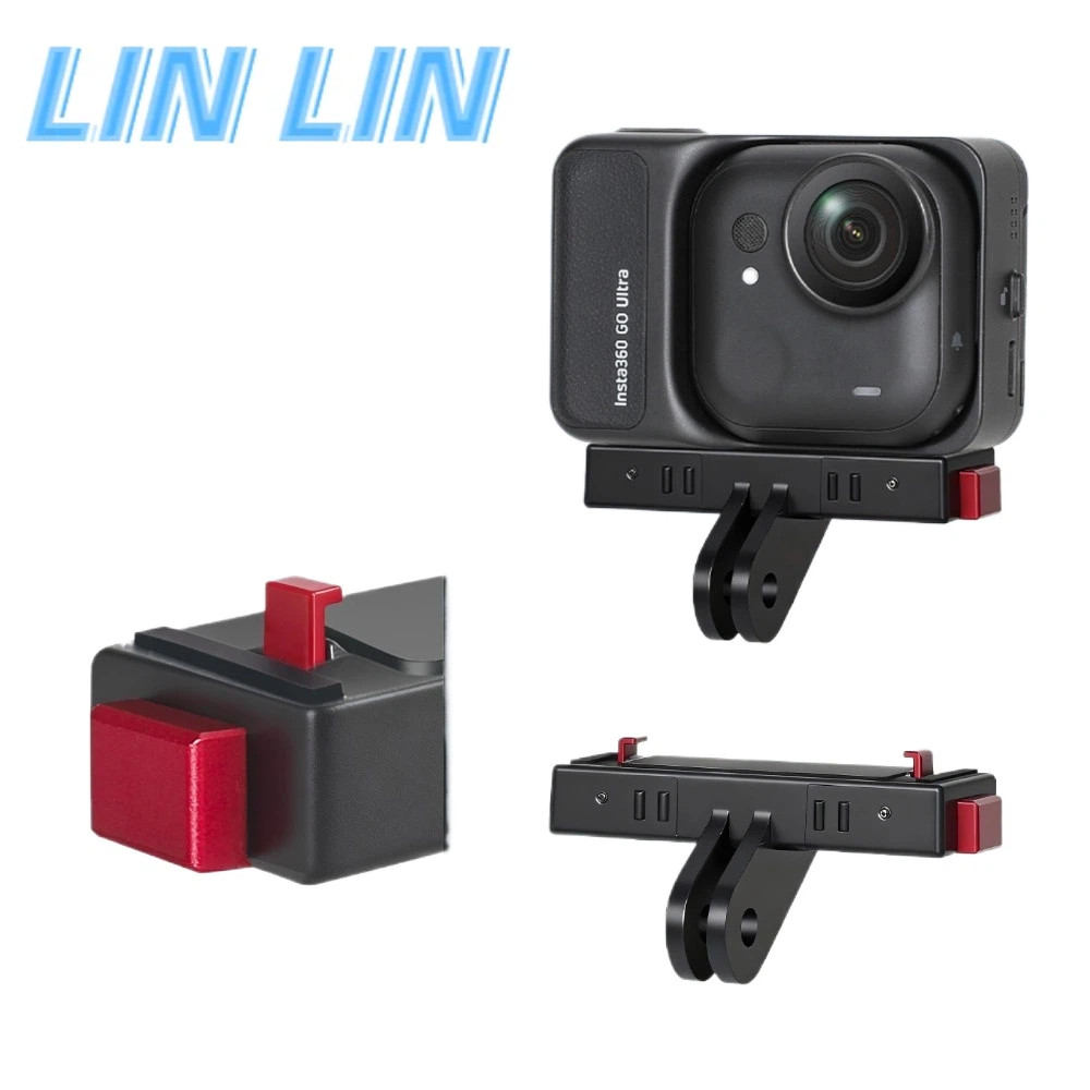 Thích Hợp Cho Insta360 GO Ultra Thumb Camera Thể Thao Từ Tính Phát Hành Nhanh Adapter Giá Đỡ Phụ Kiệ