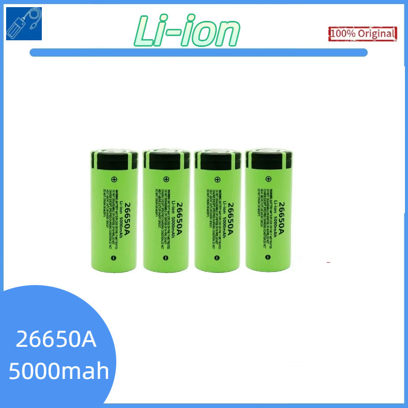 Lithium ion 26650 Pin sạc lại 3.7V 5000mAh