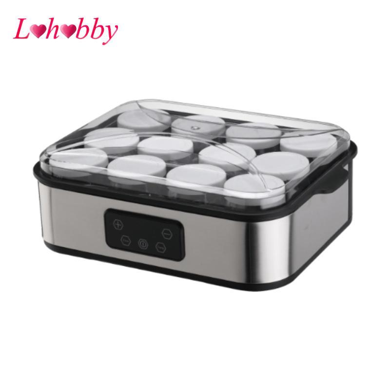 Máy Làm Sữa Chua Với 12 Lọ Thủy Tinh Chuyên Nghiệp DIY Sữa Chua Dụng Cụ Nhỏ Gọn Hy Lạp Để Dễ Dàng Sử Dụng Sữa Tập Hợp Phòng Ăn