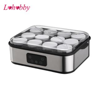 Máy Làm Sữa Chua Với 12 Lọ Thủy Tinh Chuyên Nghiệp DIY Sữa Chua Dụng Cụ Nhỏ Gọn Hy Lạp Để Dễ Dàng Sử Dụng Sữa Tập Hợp Phòng Ăn