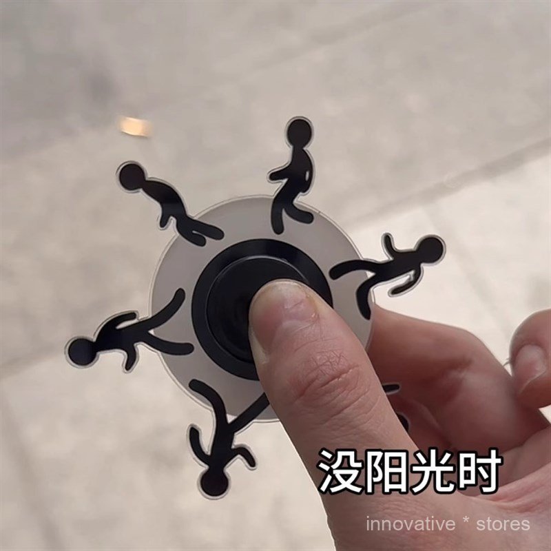Chạy Little Fidget Spinner Hình Ảnh Ảo Ảnh Đồ Chơi Giải Nén Xoay Năng Động Trận Đấu U Phần Thưởng Qu