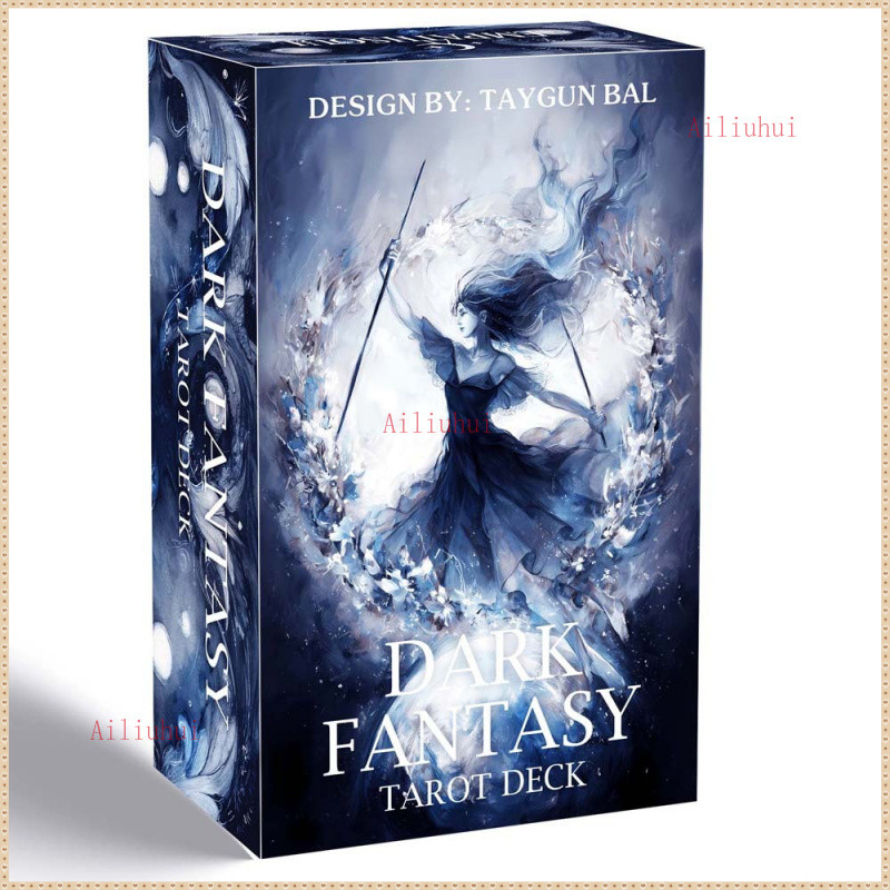 13x8 cm Dark Fantasy Tarot Cards Deck, 78 lá 13x8cm, Gothic Thẩm mỹ, Thiết kế tối & ánh sáng, Hướng 