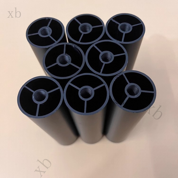 Hợp kim nhôm Ống tròn ba chiều 16 20 25 30 32 38 50mm Ống ba ống nhôm hồ sơ ống tròn 2RPF- * & *