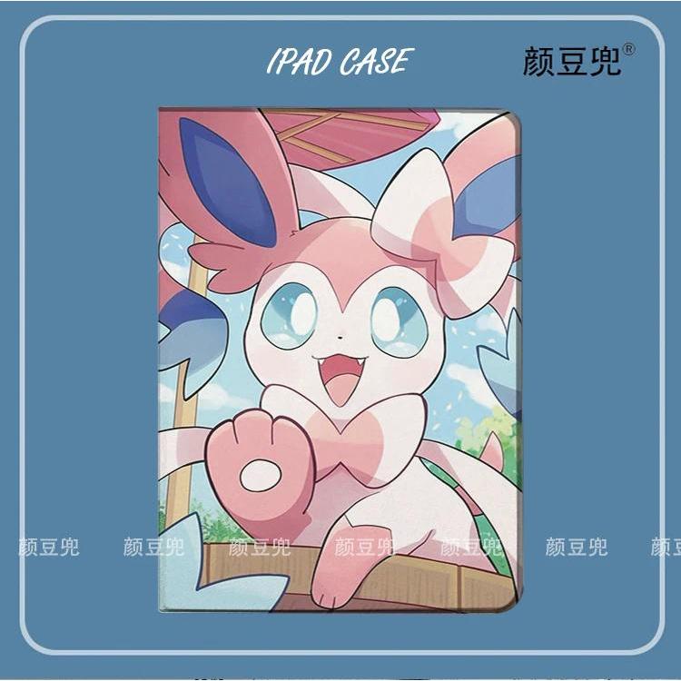 Sylveon Nymphali Anime Ốp Lưng Cho iPad 10.2 8th Air 4 5 Mini 5 6 Ốp Lưng Silicon Sang Trọng Cho iPa