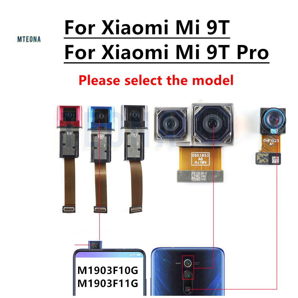 Phía Trước Phía Sau Camera Mặt Sau Chính Camera Module Mềm Cáp Cho Xiaomi Mi 9T Pro Thay Thế Phụ Tùn