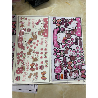  Tem Hello kitty dán xe điện xmen gogo... xe máy tem 3 lớp xịn 