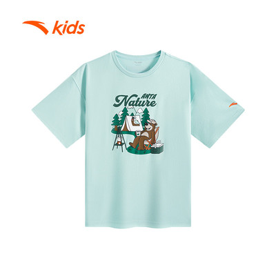 ANTA KIDS Áo Phông Ngắn Tay Thể Thao Bé Trai 3525C6105