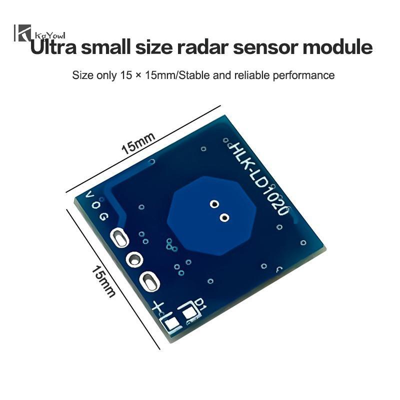 KgYewl 1 / 3 / 5 Cái LD1020 10G Mô-đun Radar cảm ứng vi sóng Thông minh Cảm biến nhận thức của con n