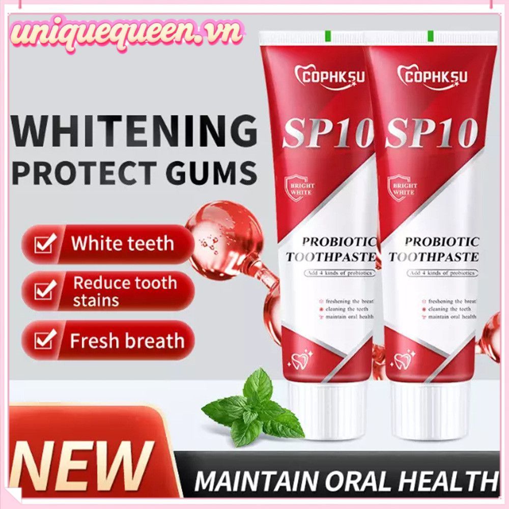 【MUA 1 TẶNG 2】Kem đánh răng men vi sinh COPHKSU SP10, Kem đánh răng SP10, Kem đánh răng loại bỏ vết 