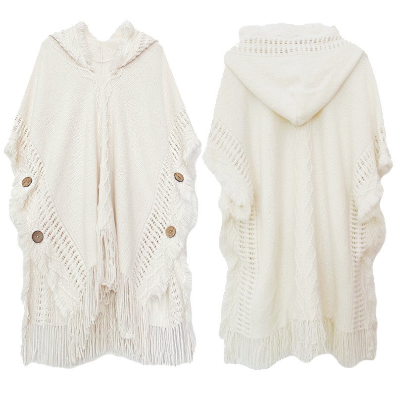 Khăn choàng nút Bohemian Fringe