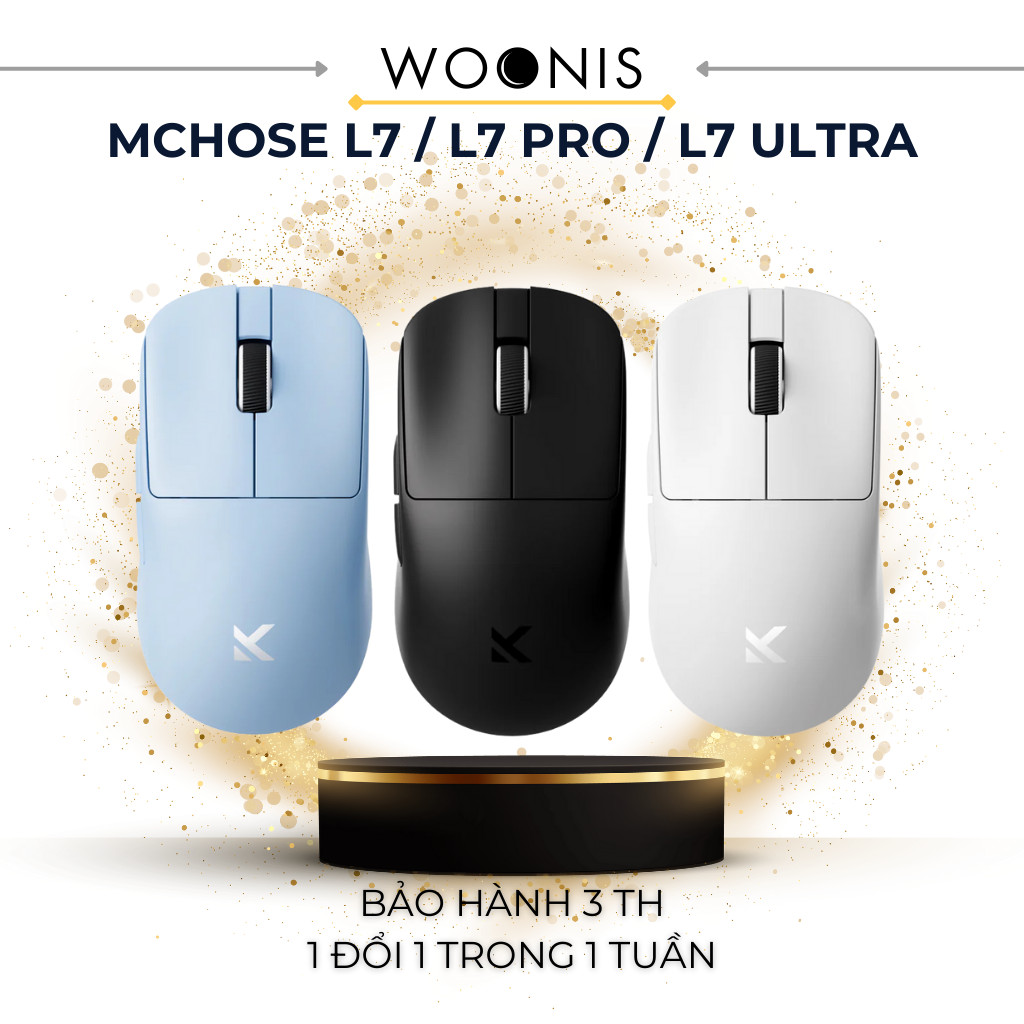 Chuột Gaming Không Dây MCHOSE L7 / L7 PRO / L7 ULTRA