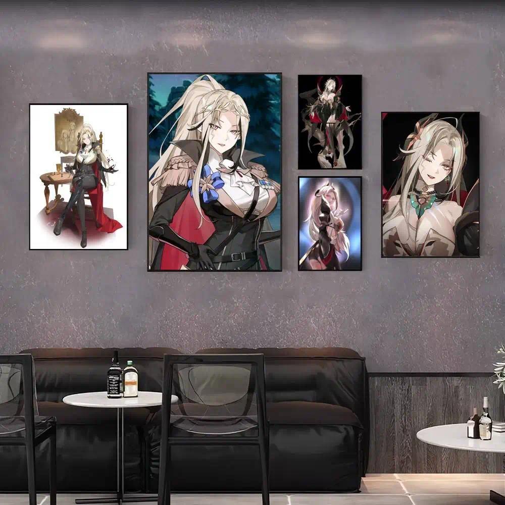 Poster trò chơi Epic Seven Harsetti Nghệ thuật treo tường sành điệu cho phòng khách Phòng ngủ Văn ph