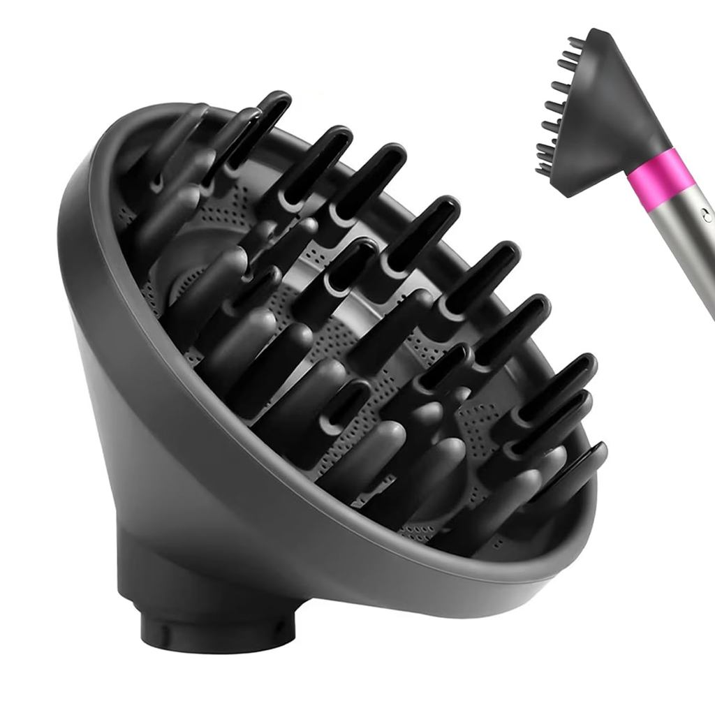 Bộ khuếch tán đính kèm cho Dyson Airwrap Styler - Định nghĩa uốn cong nâng cao, Công nghệ khô nhanh,