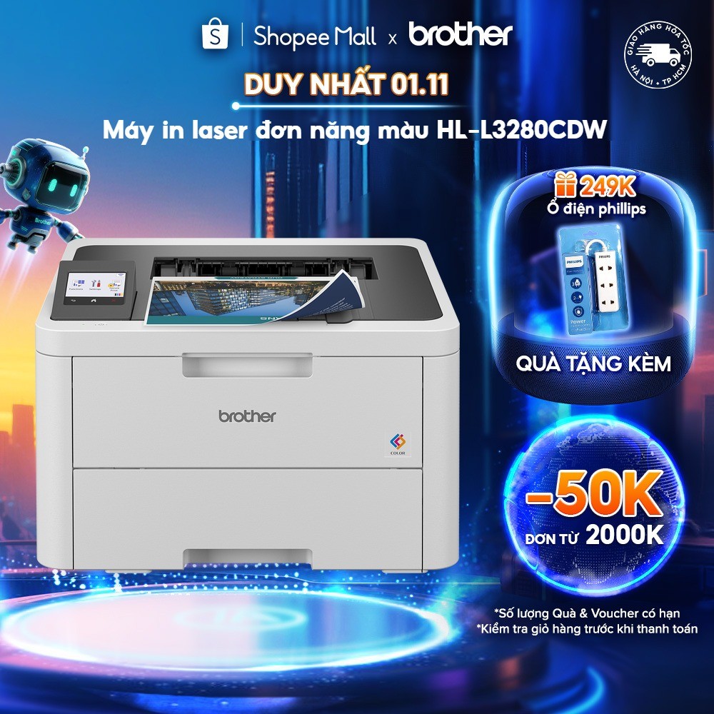 Máy in laser đơn năng màu HL-L3280CDW