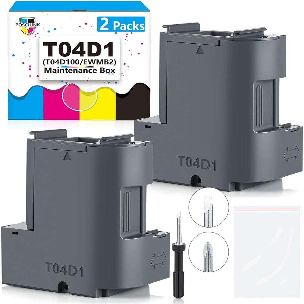 T04D1 T04D100 Hộp Bảo Trì Mực Cho ET-15000 ET-3750 ET-3760 WF-2860 ET-4760 ET-3850 ET-4850 XP-5100 E