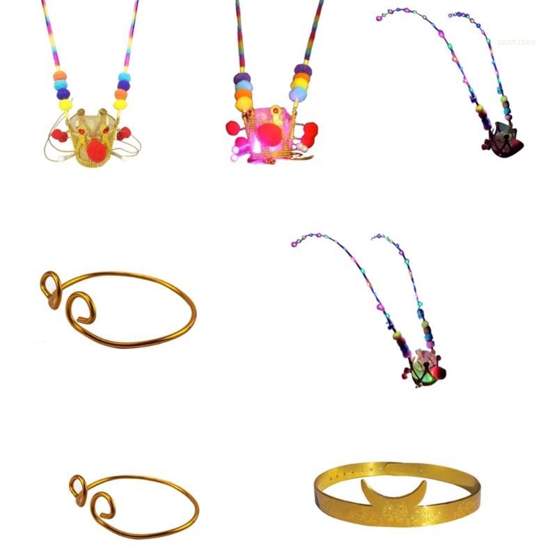 Bộ Cải TrangAnime Party Make Up Headpiece, Phù Hợp Cho Cosplay Hay Trò Chơi, Made By Hand