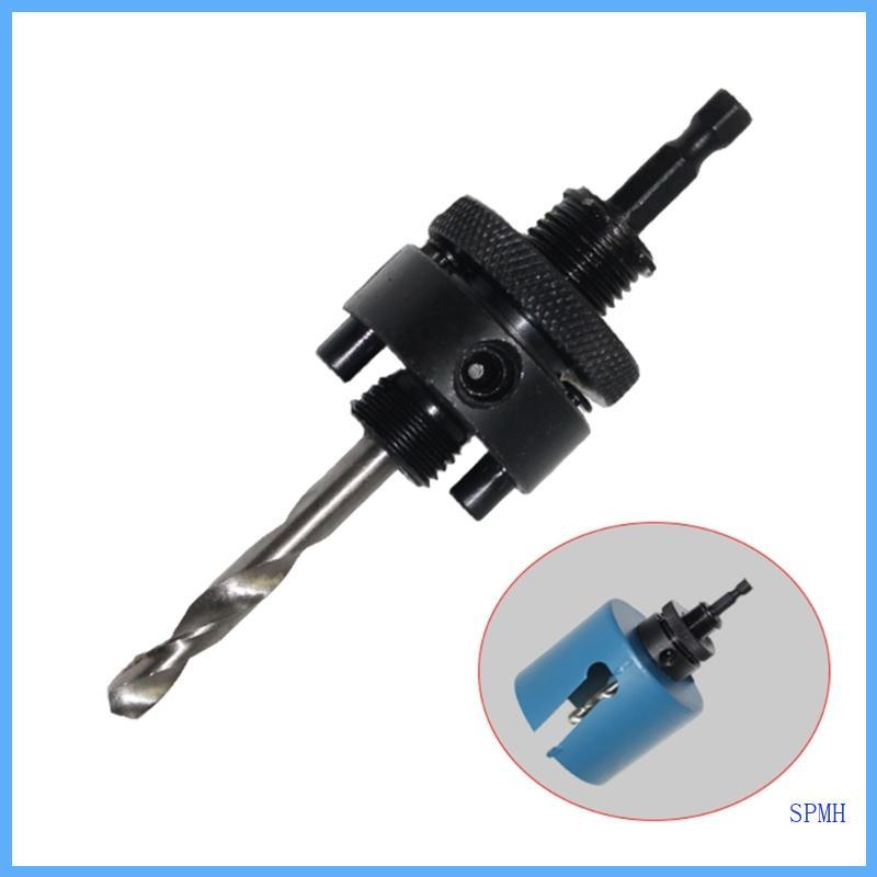 1/4" Hex Shank Arbor for Hole Saw w/1/4" HSS  Drill Fit Hole  32-210mm