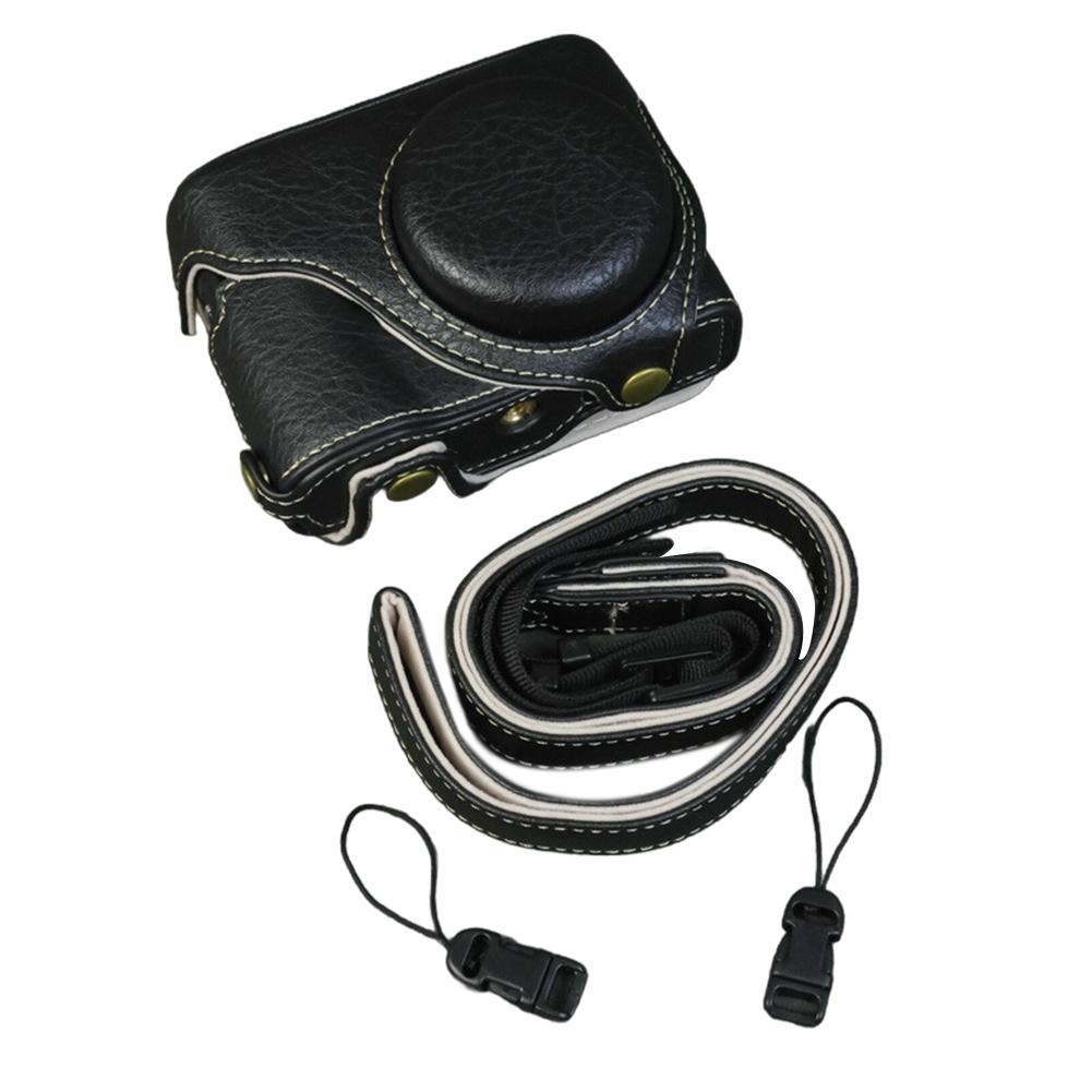 Ốp Da Bảo Vệ Cho Panasonic Lumix Tz99 Zs99, Vỏ Chuyên Dụng Có Cổng Truy Cập Đáy P3s9