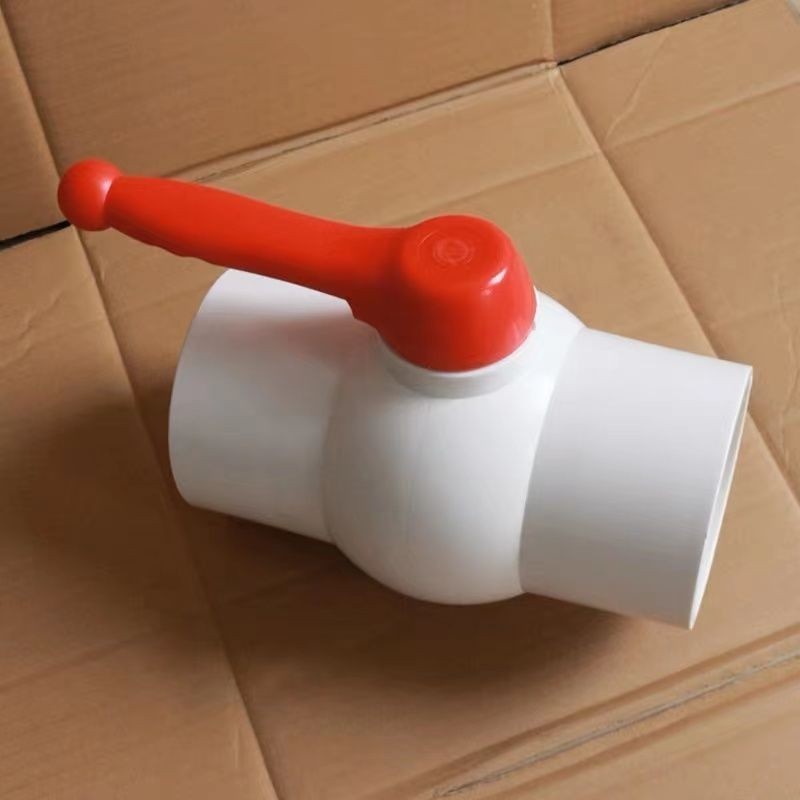 Van bi PVC 75 90 110 Van bi Van chặn nước Van bi nước Công tắc nhựa Ống cấp nước chung