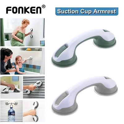 Fonken Hút Tay Vịn An Toàn Tay Vịn Cửa Phòng Tắm Tay Cầm Chân Không Chống Trơn Trượt Phòng Tắm Lan can Dụng Cụ Tắm Đường Sắt An Toàn Nhà Vệ Sinh