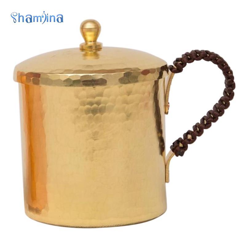 Moscow Mule Cup Cốc Trà Cà Phê Bia Uống Có Nắp Đồng 350ml