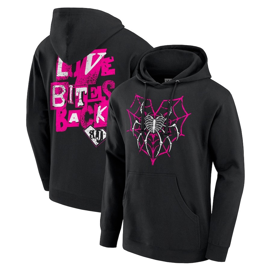 Áo hoodie nam có mũ trùm đầu in hình Spider-Man cổ điển, phù hợp cho fan WWE AJ Lee