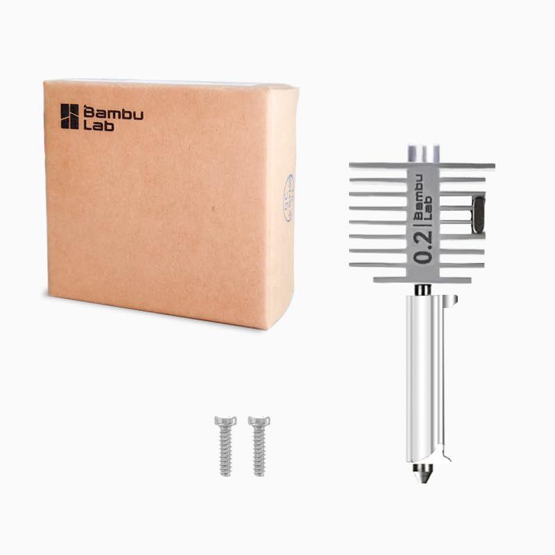 Máy in 3D Mini A1 / A1 Hotend Bambulab Original với vòi phun 0,2mm bằng thép không gỉ cho phụ kiện m