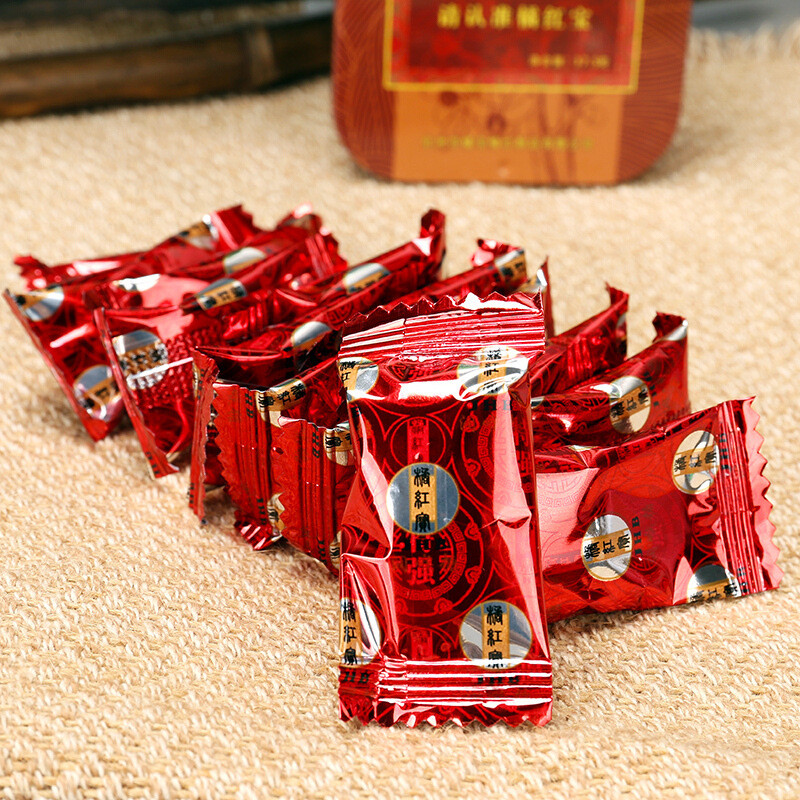 Jubaolin Huazhou Cam Đỏ Họng Lozenges Cam Đỏ Trái Cây Cam Đỏ Họng Lozenges Hộp thiếc Bao Bì Mới Juba