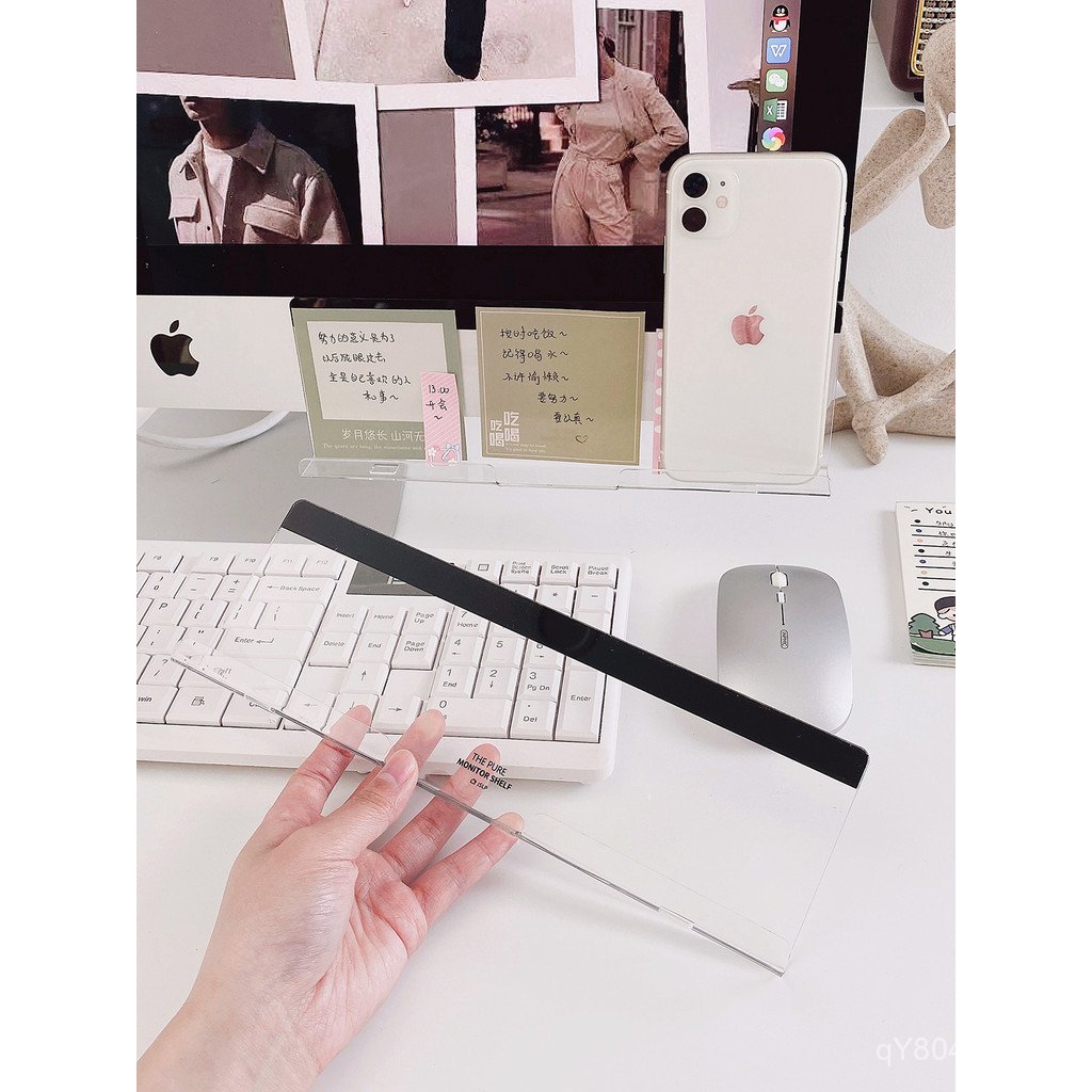 Trong Suốt Ghi Chú Làm Việc Nhãn Dán Bảng Màn Hình Máy Tính Bên Ghi Chú Bảng Tin Màn Hình Ghi Nhớ Gh