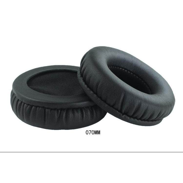 Tai nghe tạo bọt bộ nhớ bằng da Protein tròn - Thích hợp cho tai nghe - Sennheiser, AKG, HifiMan, AT