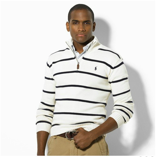 Mới Áo Len Cotton Quarter-Zip Jumper Polo Ralph Lauren Cho Nam