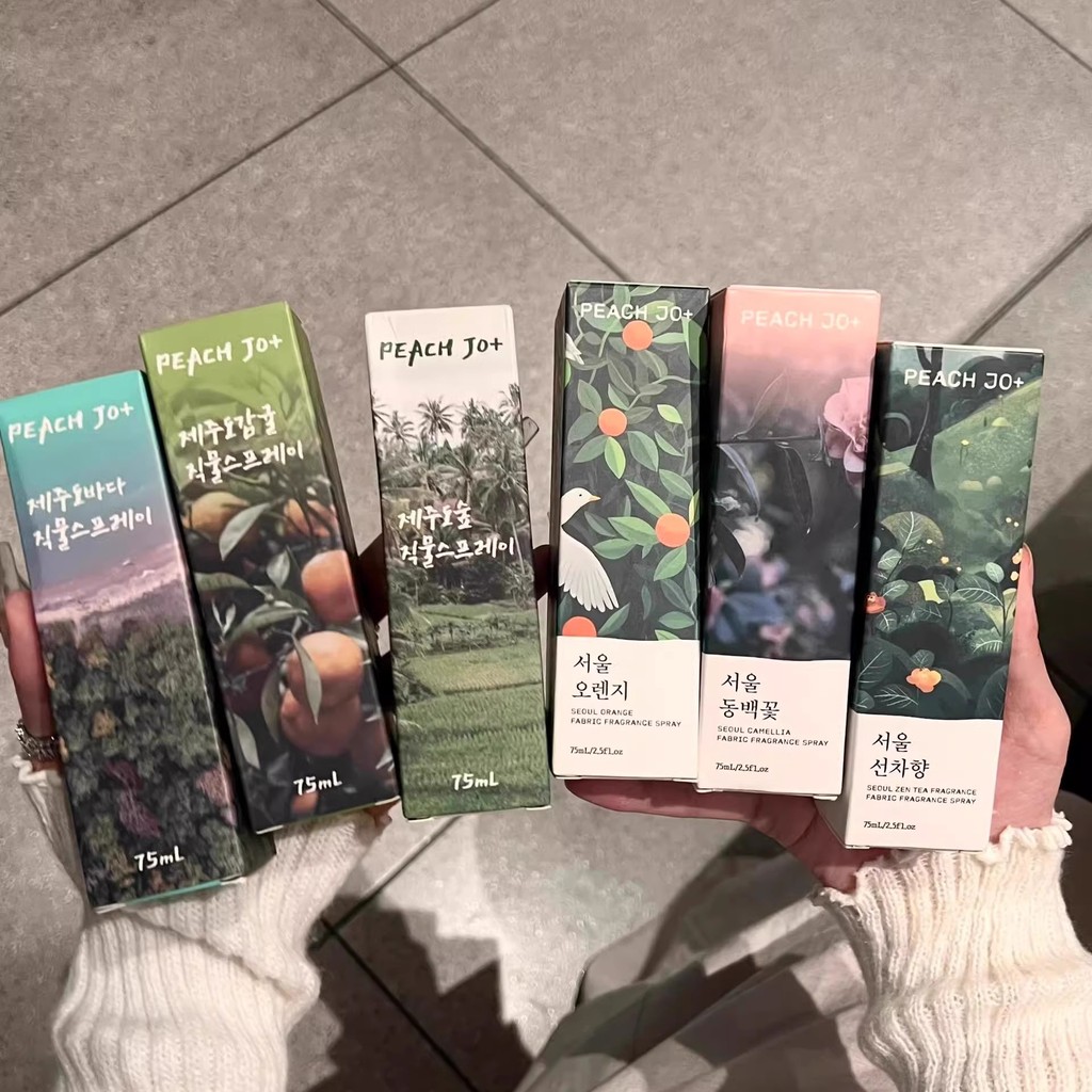 PEACH JO Hàn Quốc Seoul Jeju Island Citrus Vải Xịt Quần Áo Khử Mùi Chống Tĩnh Điện Quần Áo Xịt Thơm