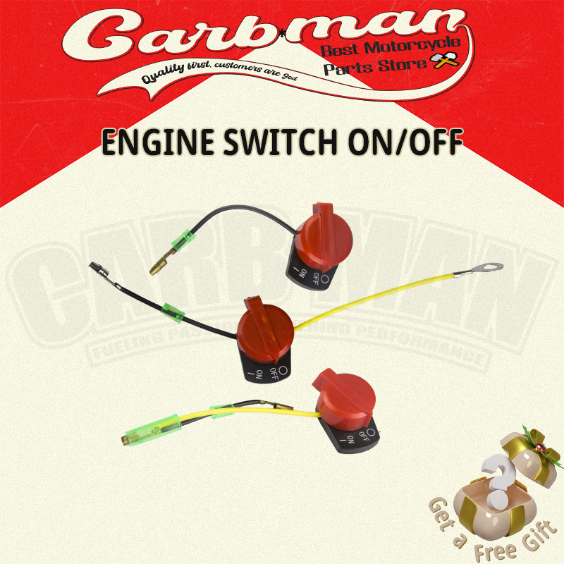 ENGINE SWITCH ON/OFF GX100 GX120 GX160 GX200 GX240 GX270 GX340 GX390 168F-188F (5HP-13HP) GASOLINE