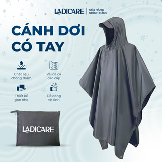 Áo mưa cánh dơi LADICARE Loại Tốt – chống thấm nước tuyệt đối, vải dày, đẹp chuẩn form